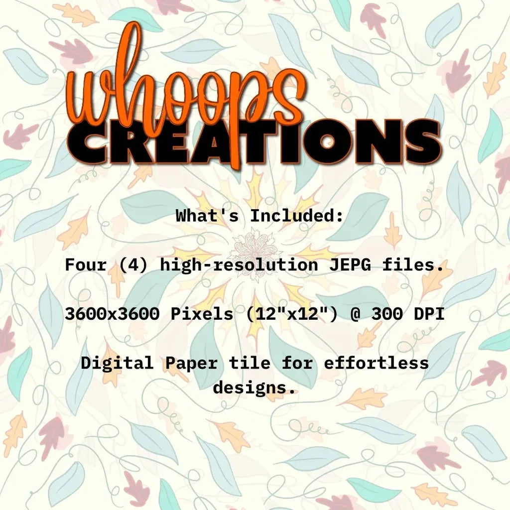 Graphic detailing what is included in the digital download: High-resolution 300 DPI PNG files for scrapbooking and paper crafts.